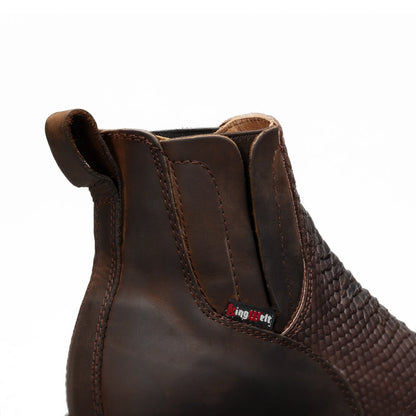 Venom 6" Python Tribute Ankle Work Boot Soft Toe, Lightweight, Square Toe, Slip On